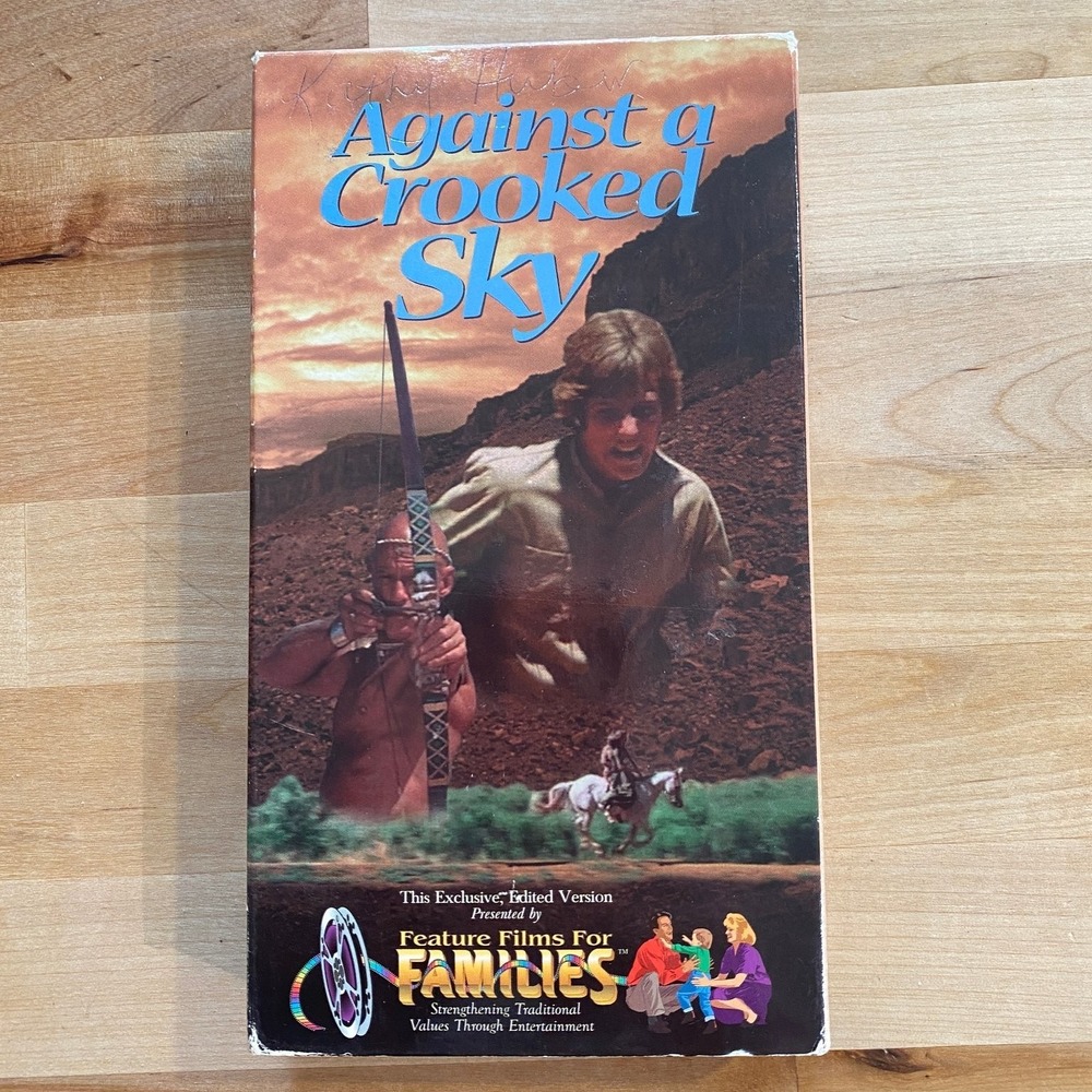 Against a‎ Crooked Sky VHS 1975 Western Family Feature Films For Families